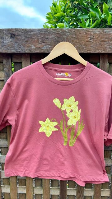 🌼
180º pivot to more creative freedom! Plus cool new boxy tees in the future.

#MarigoldConspiracy
#BotanicalArt
#NatureInspired
#WearableArt
#BotanicalIllustration
#NatureArtist
#ArtistBrand
#IndependentArtist
#CreativeProcess
#WatercolorArt
#WoodcutInspired
#SurfaceDesign
#SlowFashion
#ArtistMade
#DTFPrinting
#TextileDesign
#CreativeStudio
#PlantLover
#GardenInspired
#FieldStudies
#Encinitas
#Leucadia
#SanDiego
#NorthCountySanDiego
#SouthernCaliforniaArtist
#CaliforniaCreative
#CoastalCalifornia
#EncinitasArt
#SanDiegoArtist
#SoCalArtist